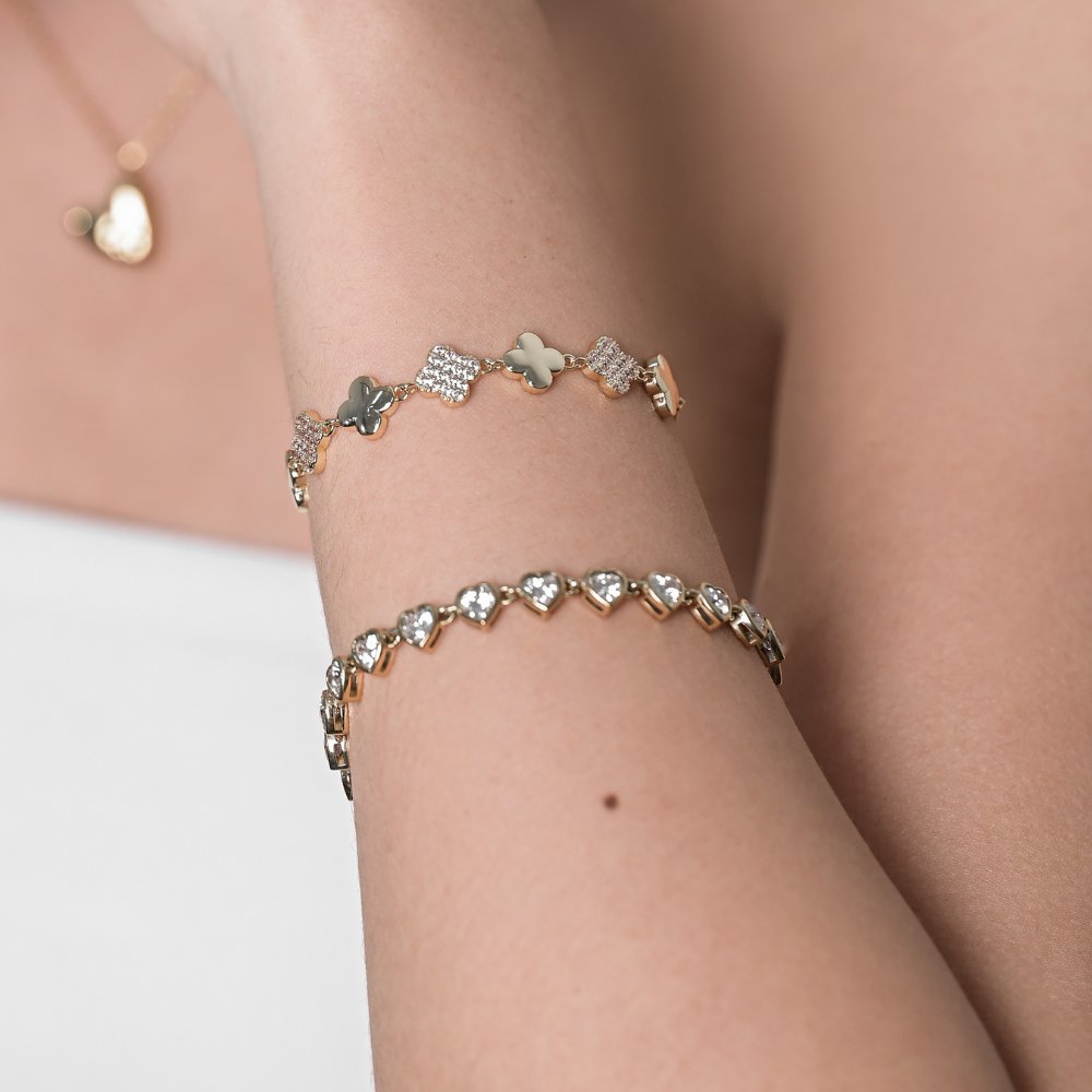 PULSERA SHINNING HEART - 10053