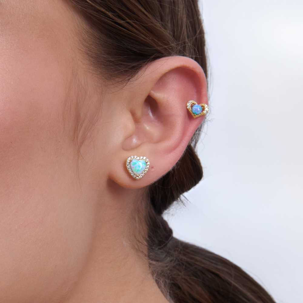 ARETES CELESTIAL OPAL HEART - 10003