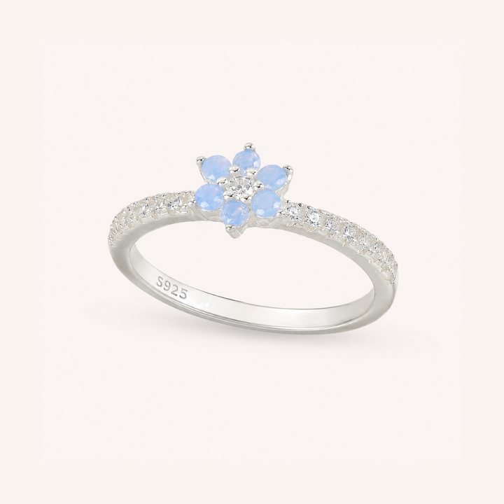 ANILLO FLOR SILVER - 6796