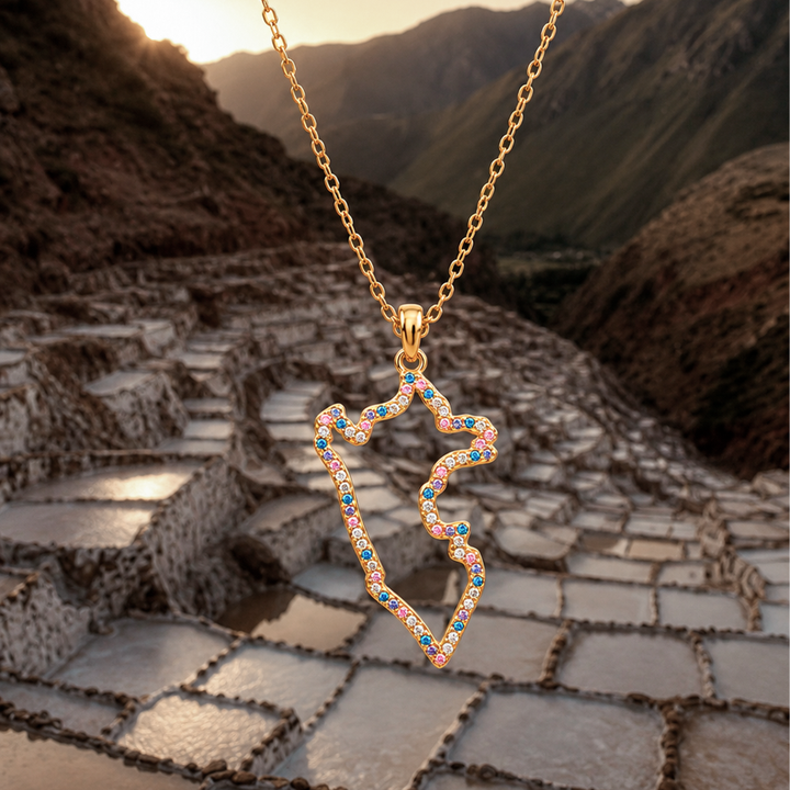 COLLAR MAPA DEL PERÚ