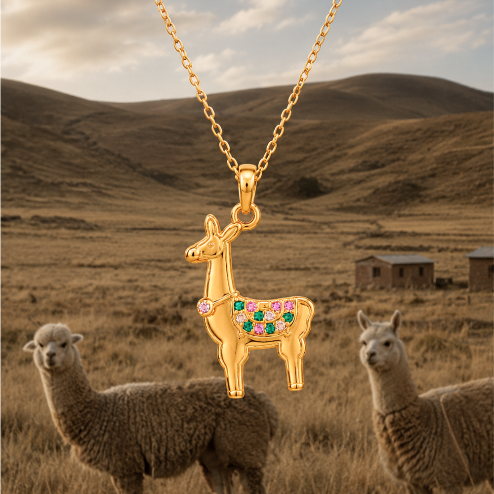 COLLAR LLAMA PERUANA