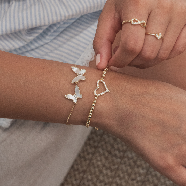 PULSERA MARIPOSA NACAR - 6420