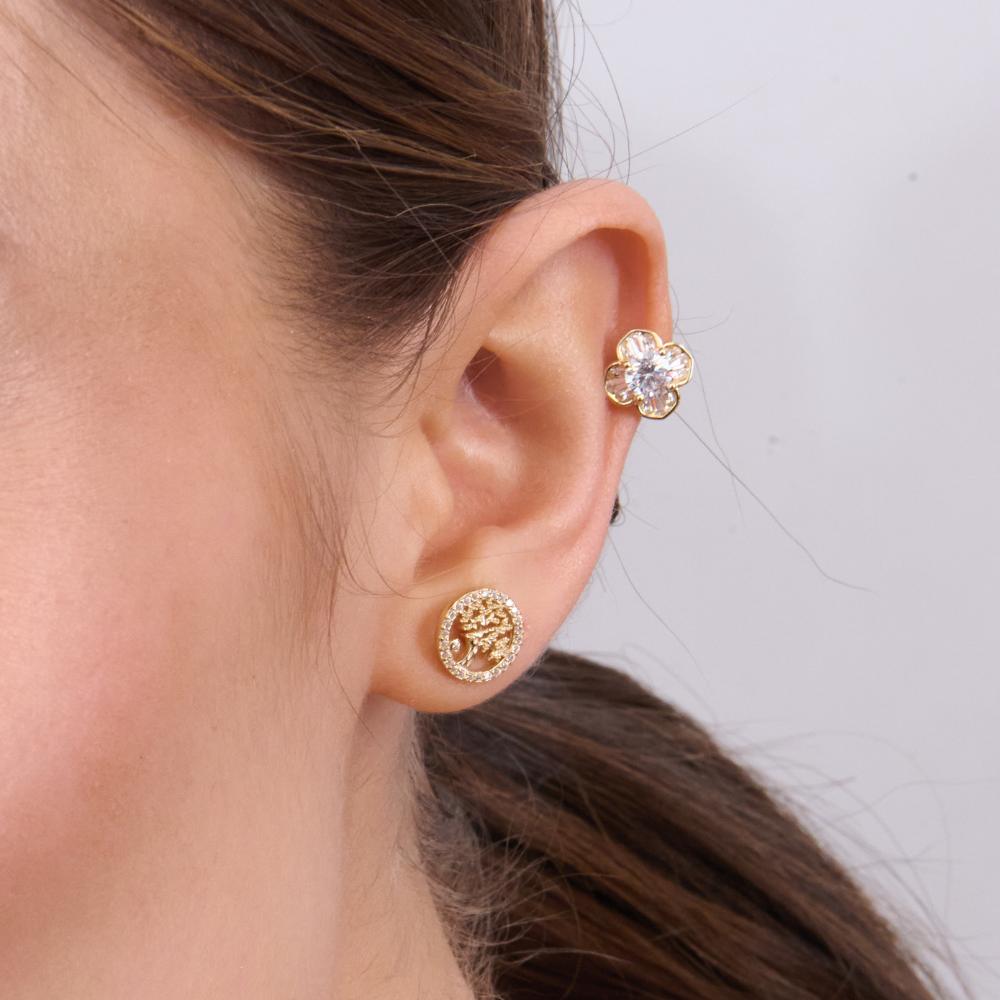 ARETES ROSETTE - 10091