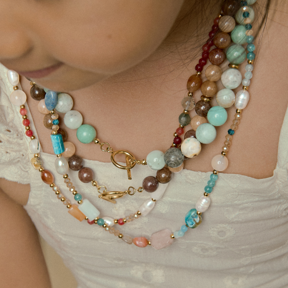 COLLAR EARTH STONE - 10480