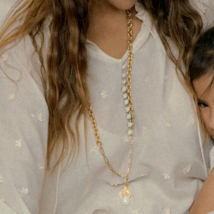 COLLAR COIN PEARL - 10474
