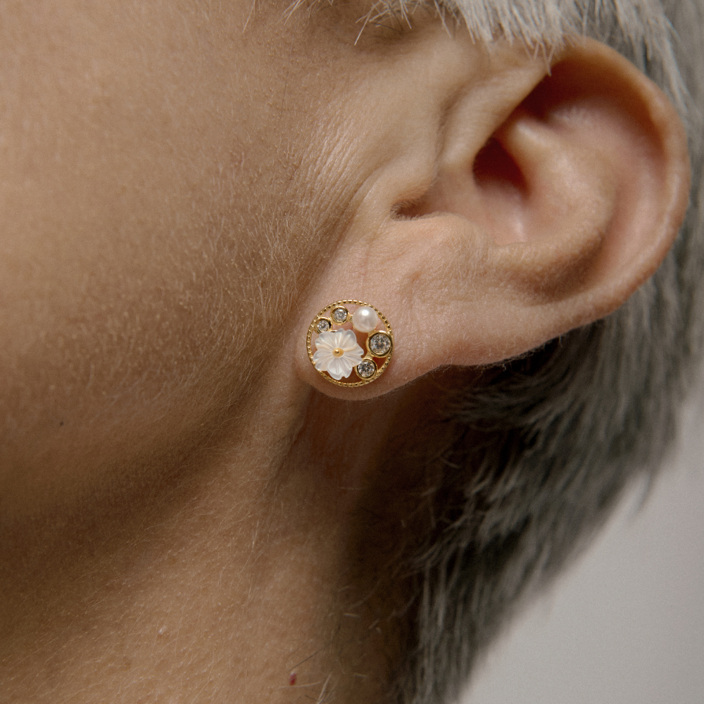 ARETES FLORAL OBSESSION - 10596