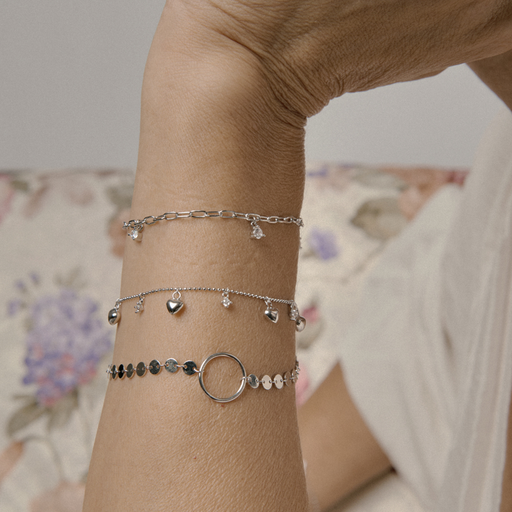 PULSERA HEART CHARM - 10629
