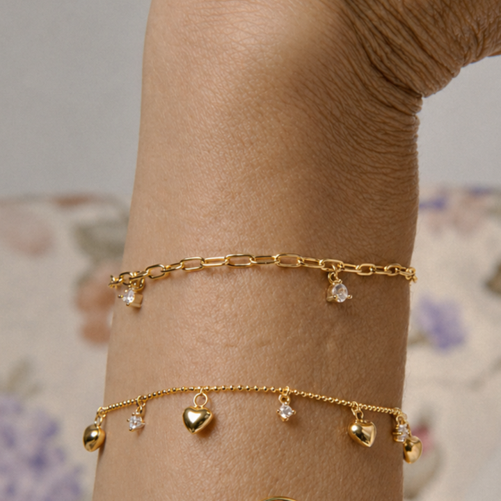 PULSERA HEART CHARM - 10628