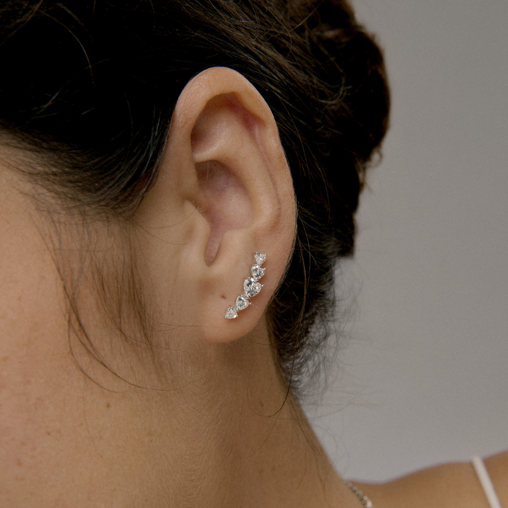 ARETES FALLING HEARTS - 10561