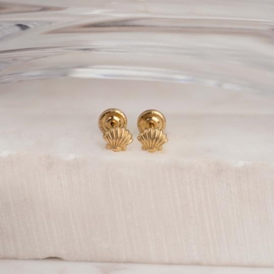 ORO 18K-ARETES-Bohoo Jewelry-Bohoo Accesorios